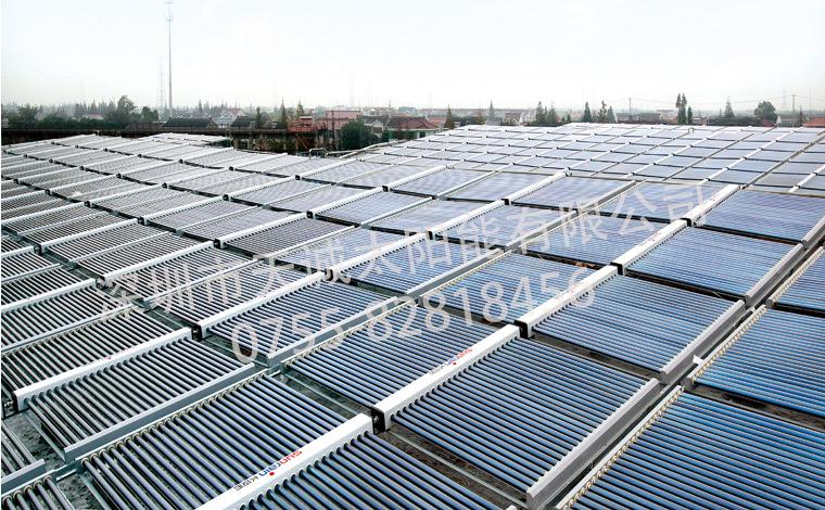 太阳雨太阳能热水器雨棚式平板太阳能商用平板太阳能热水器